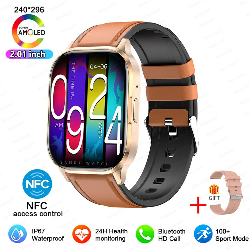 Ultra Thin Smartwatch With Bluetooth Calling And Health Tracking