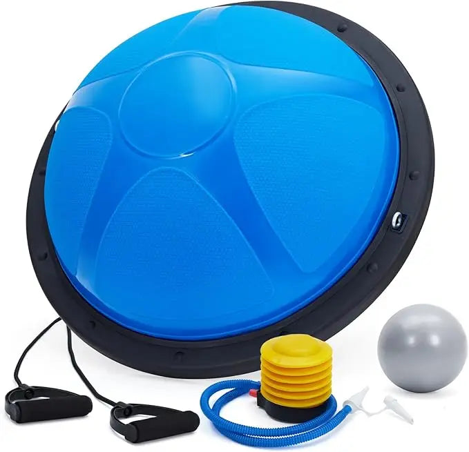 Non Slip Half Exercise Ball For Yoga Pilates Fitness Training