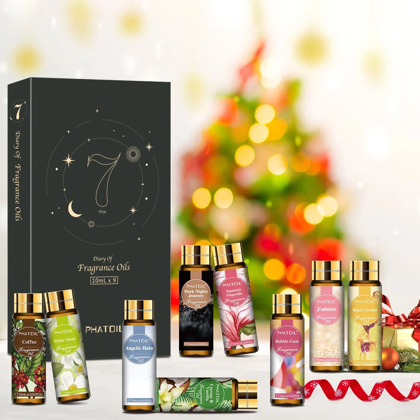 PHATOIL Nine Fragrance Oil Gift Set Assorted Scents