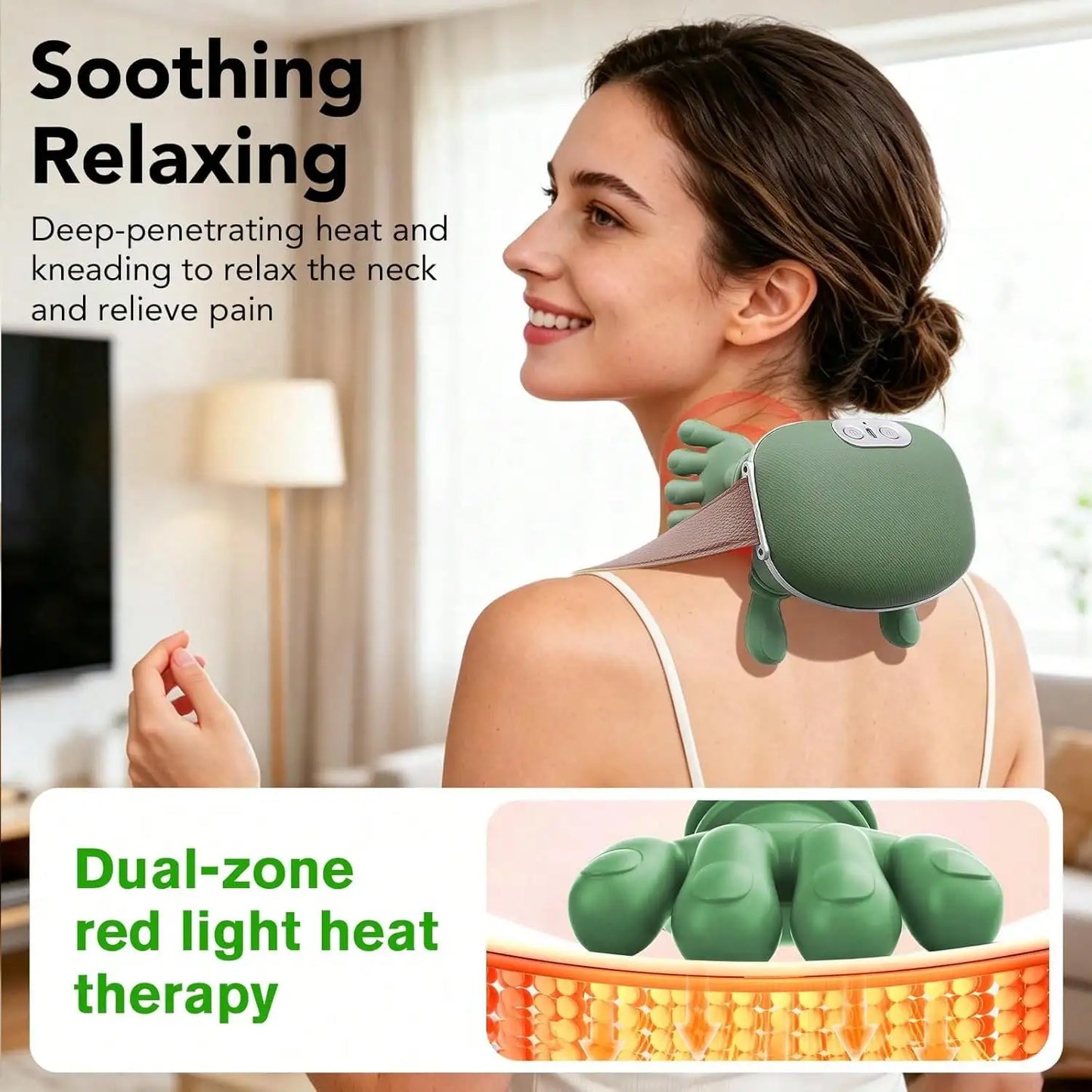 4D Neck Massager With Heat For Shoulders And Full Body