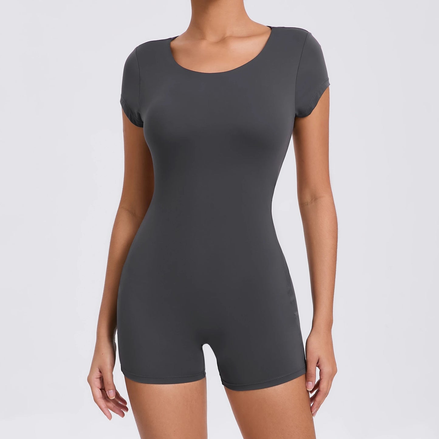 COZOKCN Women's Yoga Jumpsuit One-Piece Open Back Slim Fit