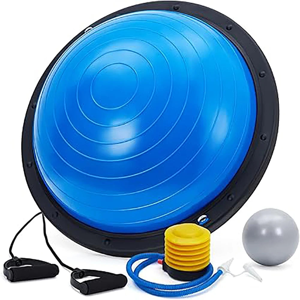 Non Slip Half Exercise Ball For Yoga Pilates Fitness Training