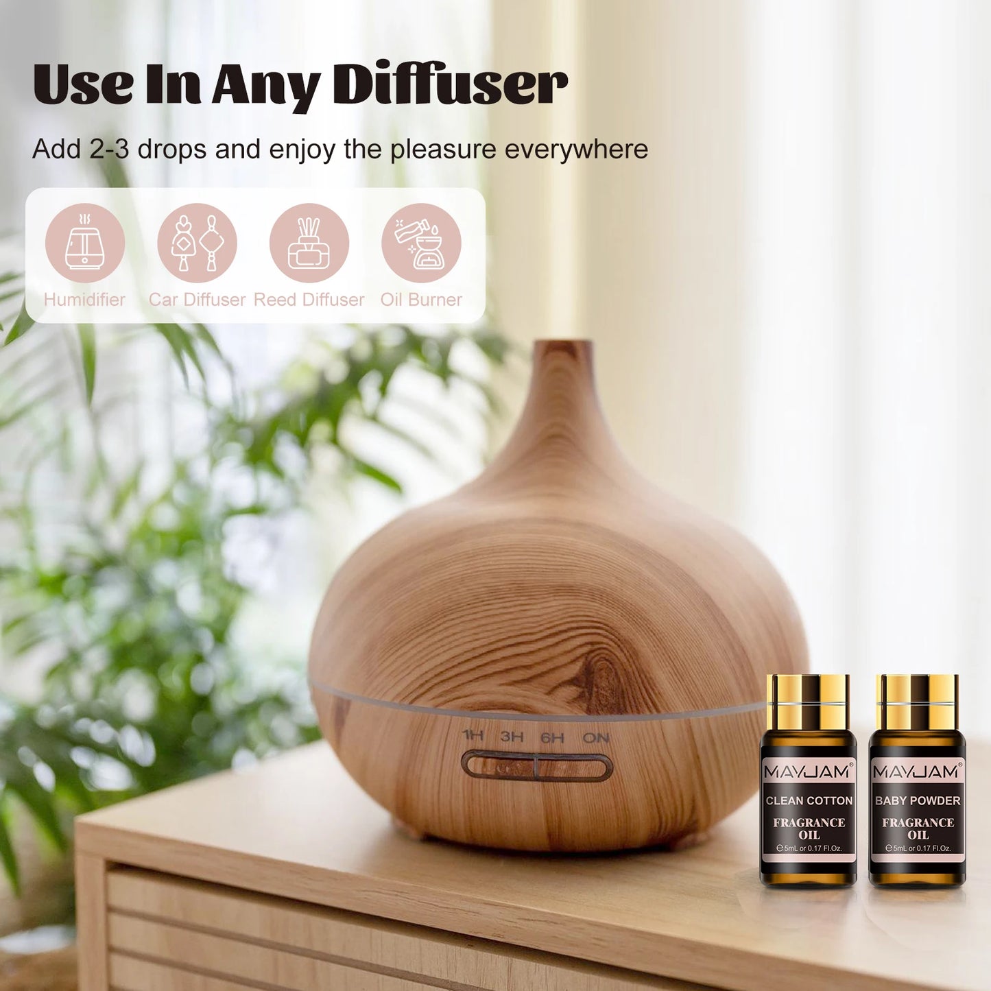 MAYJAM Fragrance Oils Kit Coconut Vanilla Musk Set