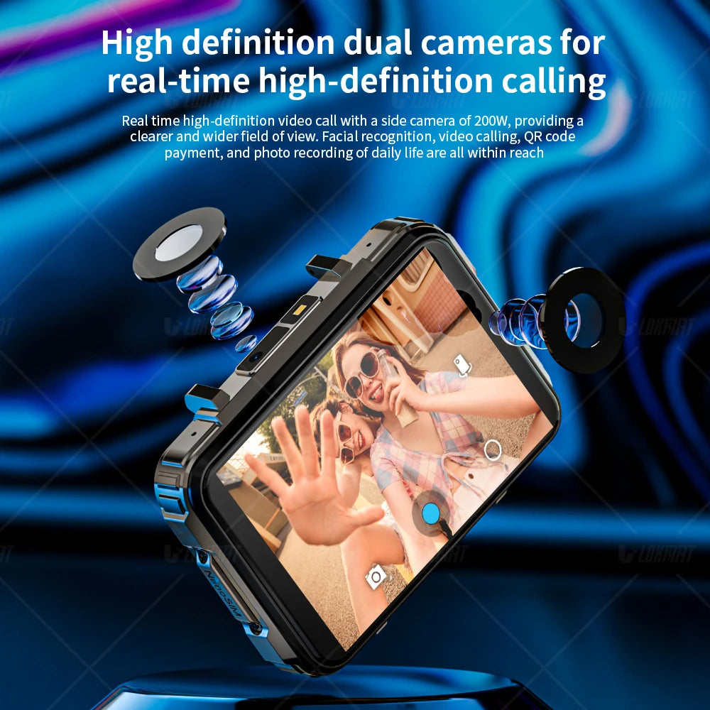 LOKMAT Android Watch Phone 5 MAX Dual Camera 4G WiFi