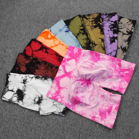 Women's High Elastic Yoga Shorts For Gym And Running