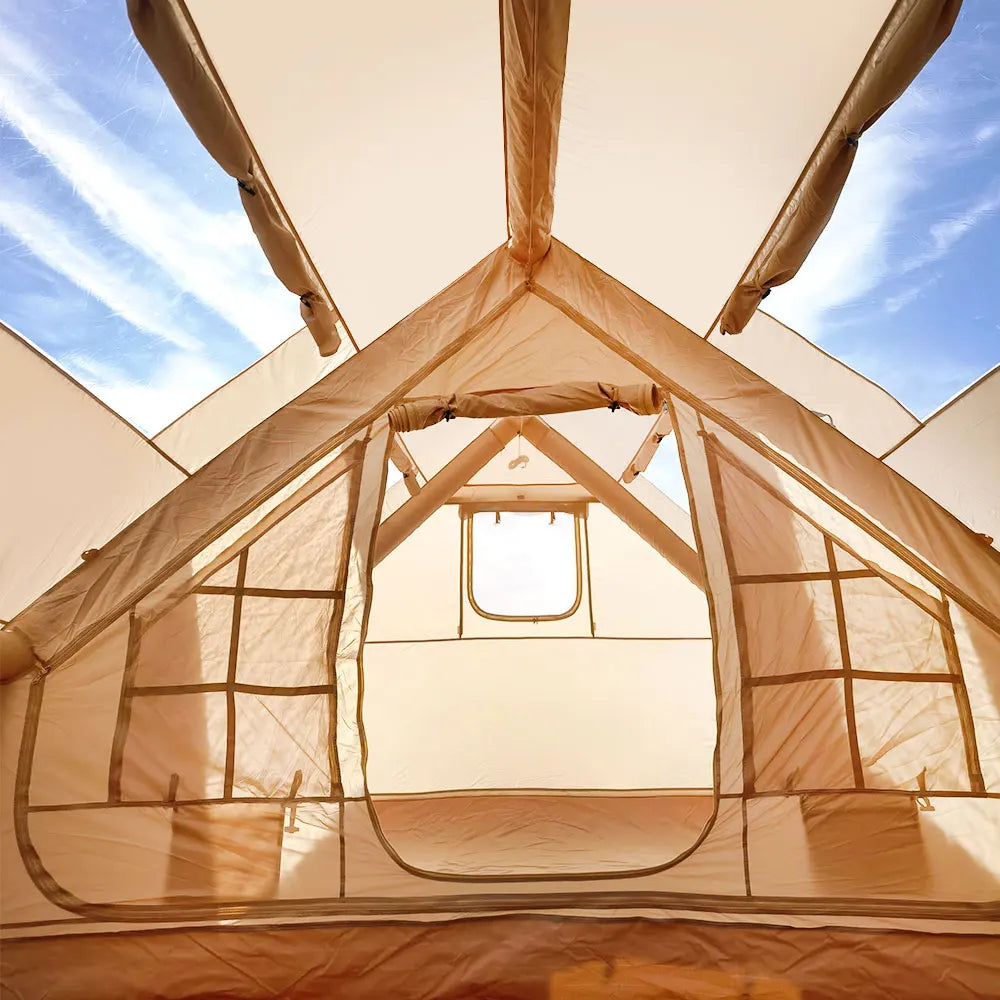 Family Camping Inflatable Tent With PVC Skylight Air Tube